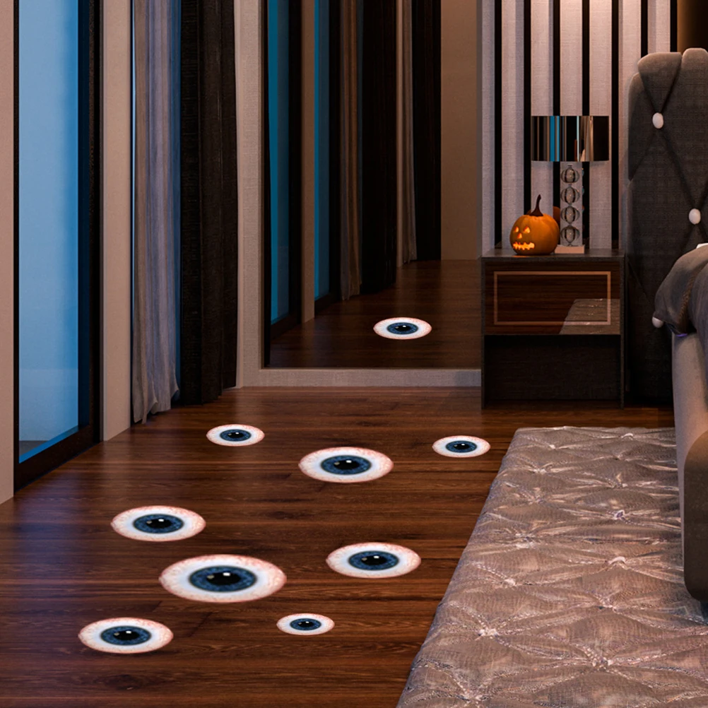 

12PCS Eyeball Wall Stickers Halloween Decals Waterproof AntiSlip Kids Bedroom Living Room Bathroom Floor Mat Home