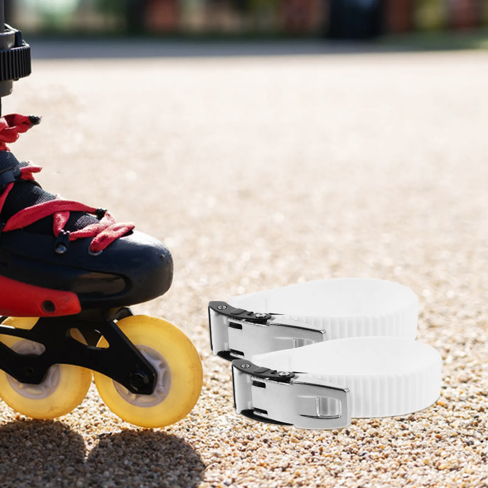 

1 пара сменных регулируемых пряжек для роликовых коньков, прочные фиксирующие застежки, инструмент для замены, аксессуары для роликовых коньков