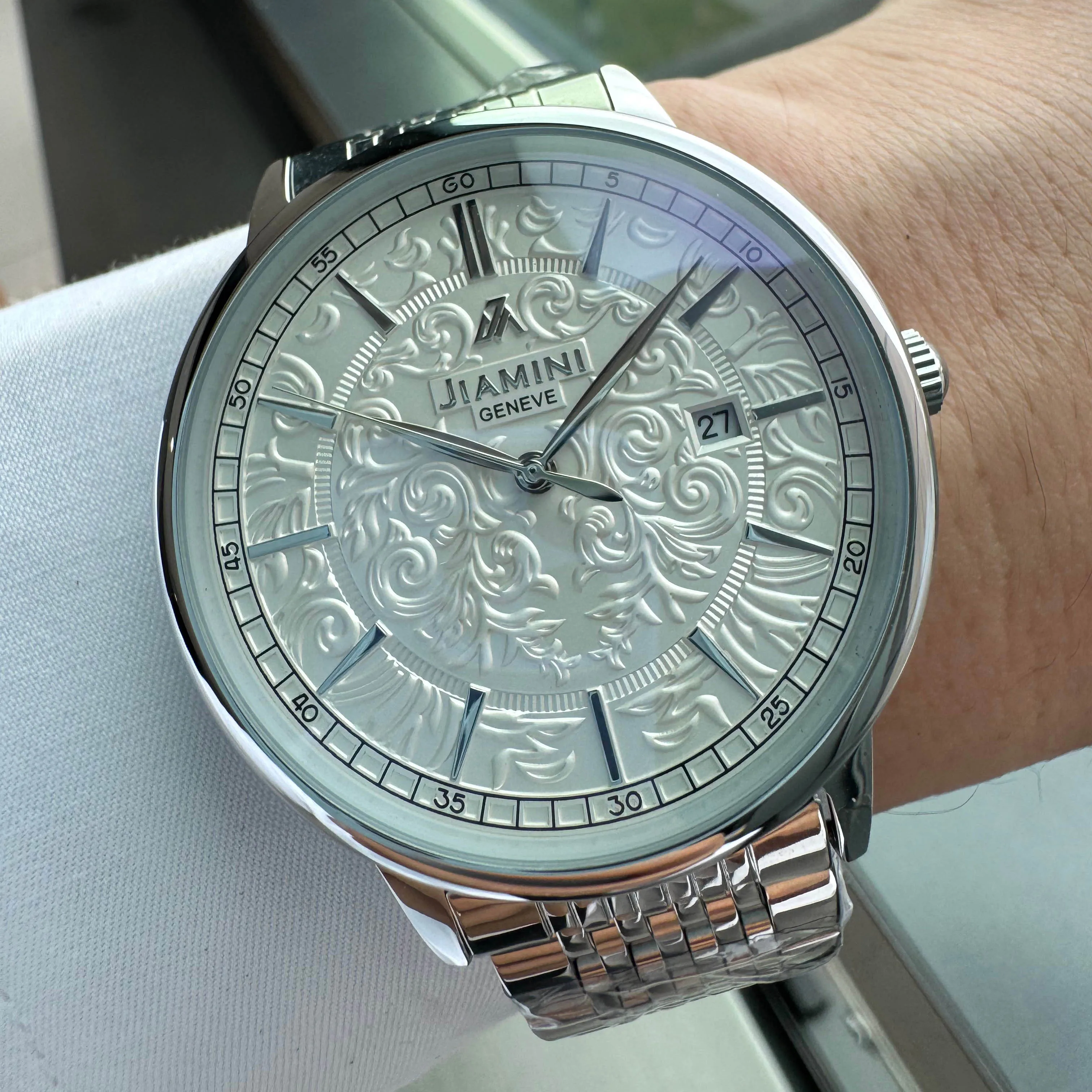 Luxury Watch Engraving - AOKULASIC Business Minimalist Mens Watches Top