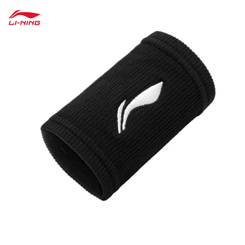 

LI-NING Unisex Badminton Wristband Protective Gear Professional Breathable Sports Accessory 8*10cm AHWU007