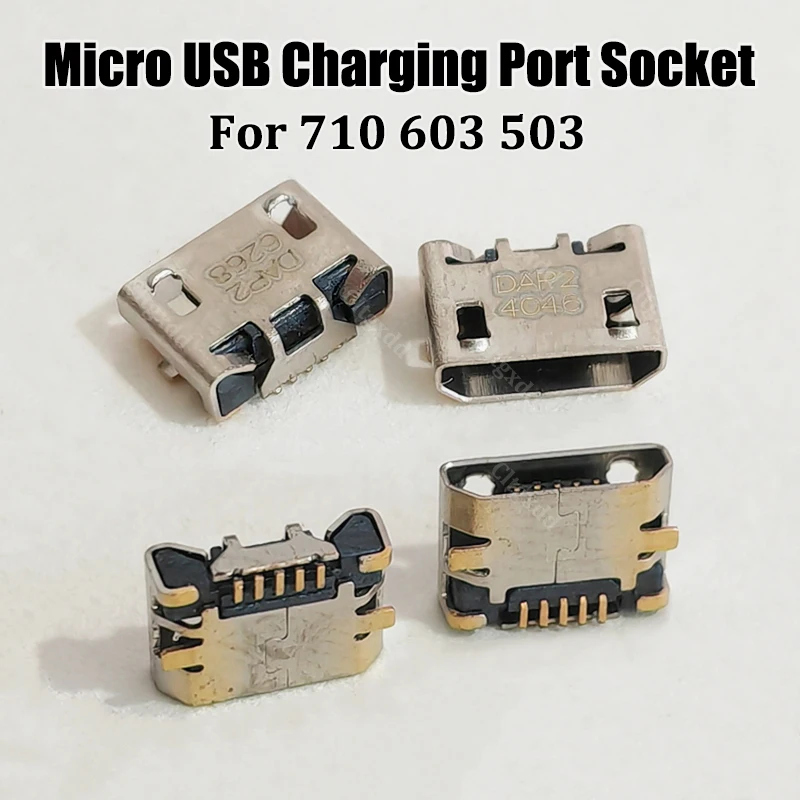 5P Micro-USB-Ladeanschluss-Stecker Ersatzteil für 710 603 503 Handy-Ladeanschluss-Reparaturzubehör – Detail 1