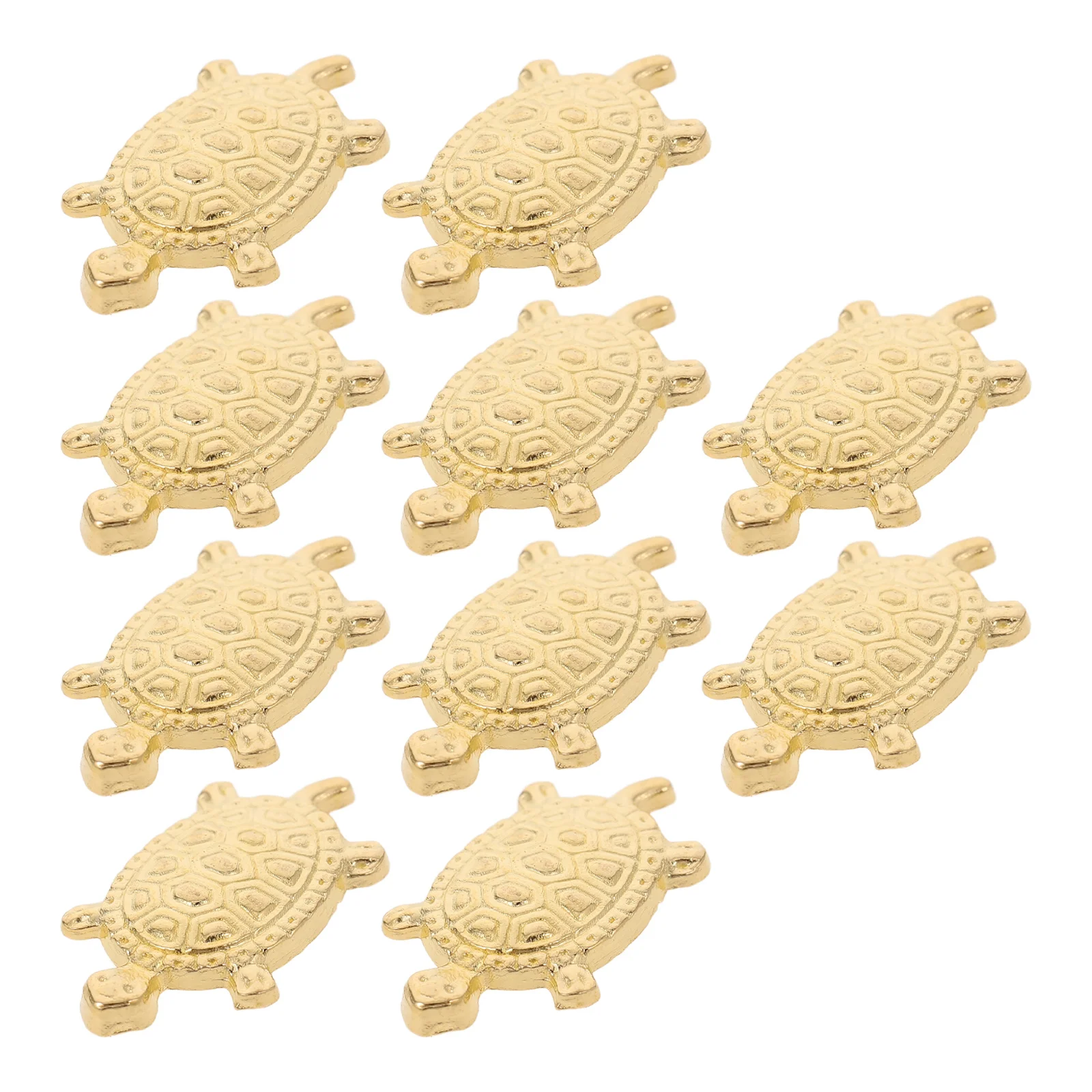 

10Pcs Miniature Turtle Wealth Statue Small Tortoise Decoration Desk Home Decor Prosperity Adornment Zinc Alloy