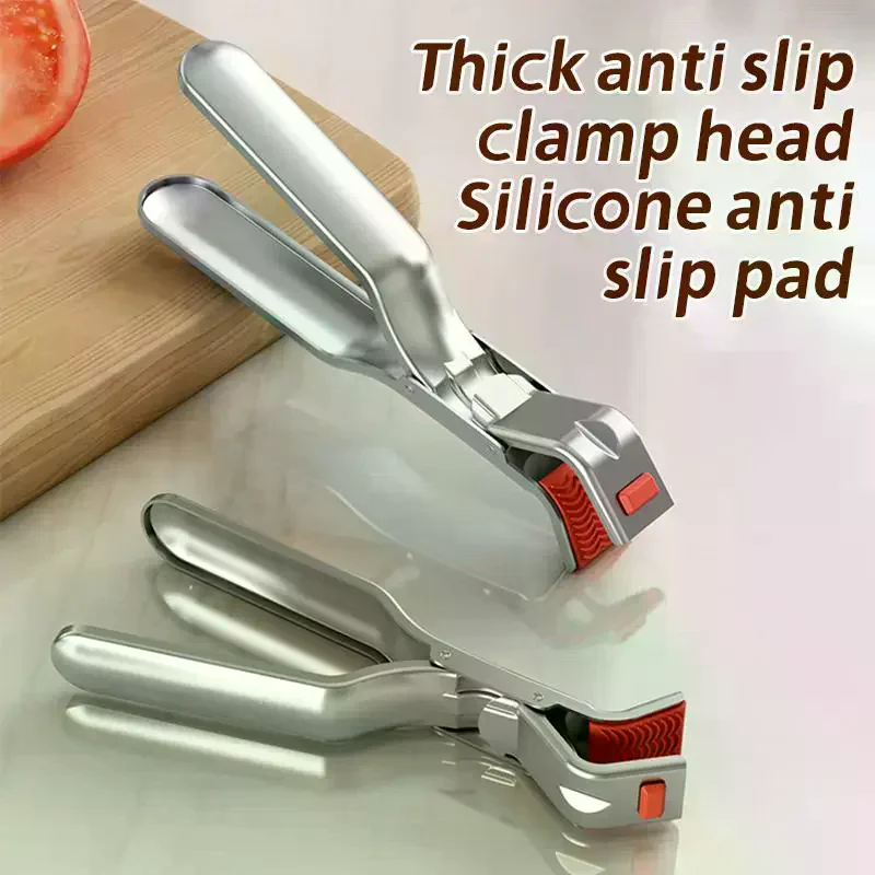 Kitchen Hot Bowl Gripper NonSlip Plate Clamp AntiScald Multifunctional Dish Clip for Safely Handling Hot Plates During Cooking