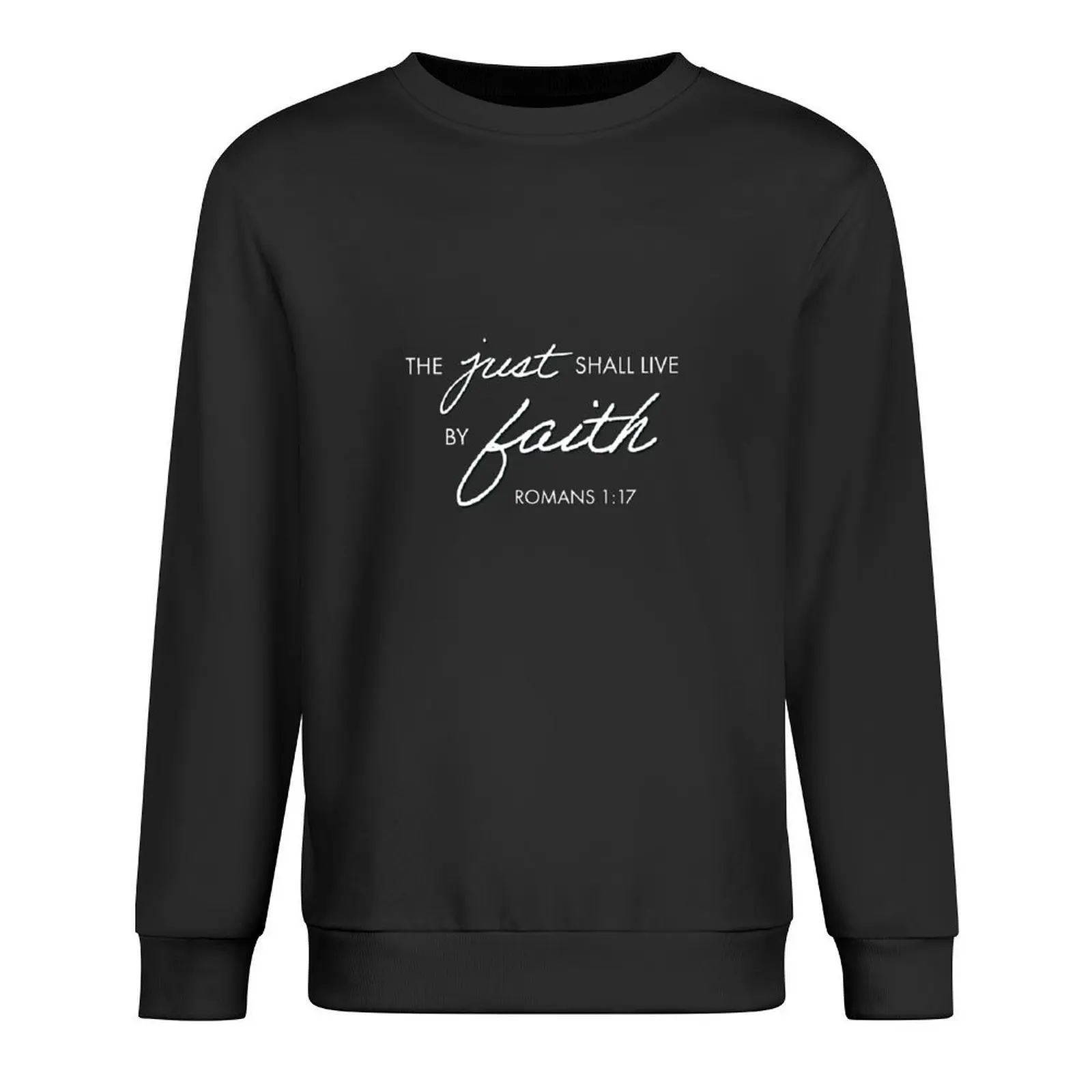 

The just shall live by faith Pullover clothes for men winter clothes tracksuit men autumn clothes new in sweatshirts