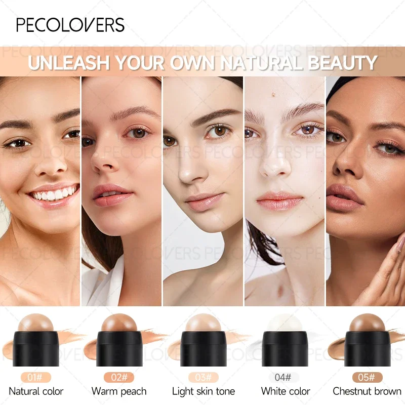 1PC Cream Contour/Foundation Stick - Non-Greasy, Water-Resistant, Easy To Sculpt Contours