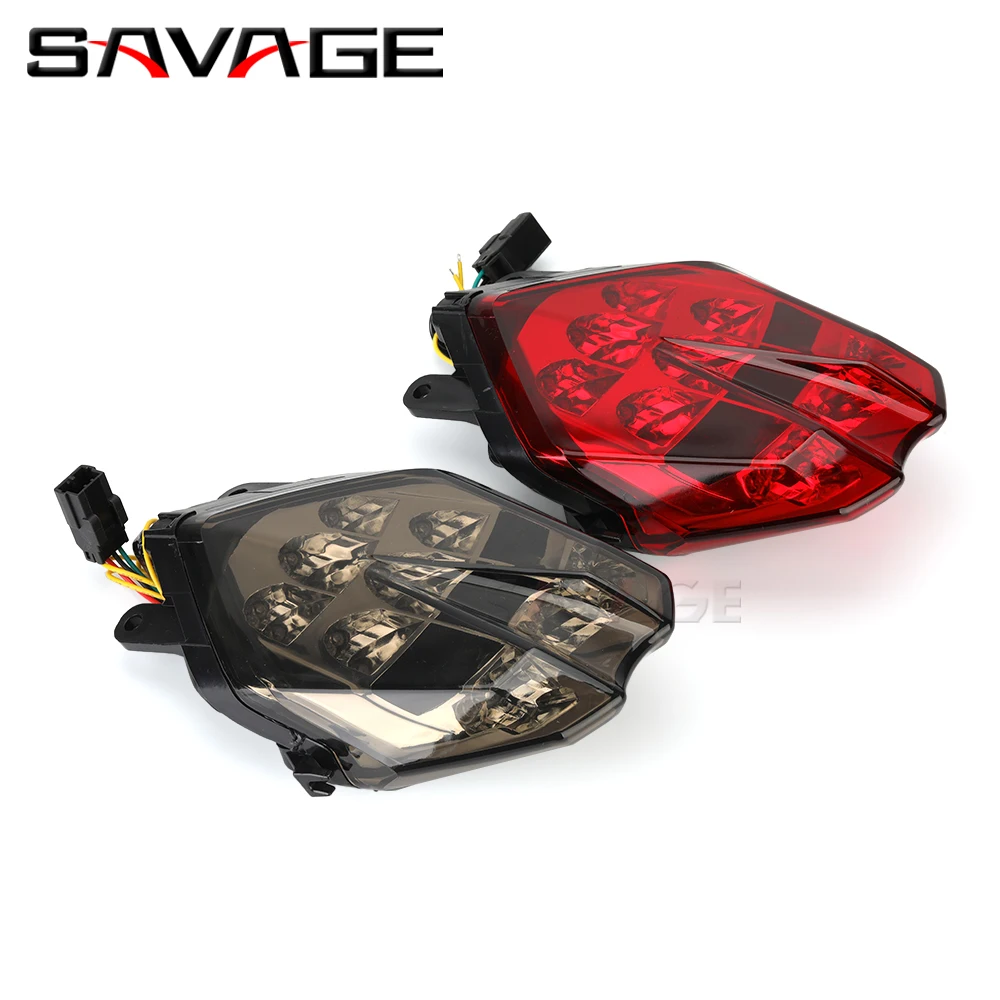 LED Tail Light For Street Triple S/R RS 660 765 2019-2023 Daytona 675 R Motorcycle Taillight Brake Turn Signals Lamp Integrated