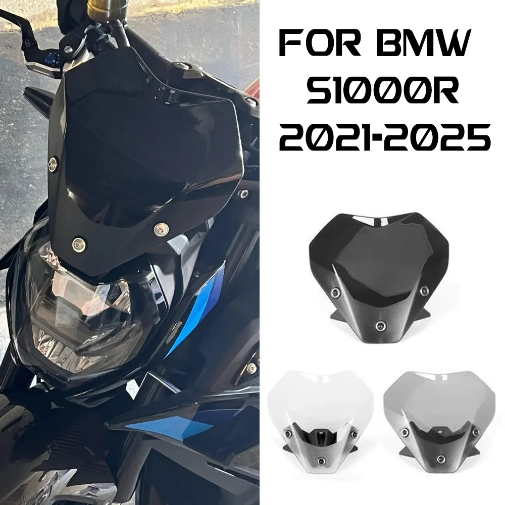 

FOR BMW S1000R S 1000 R S 1000R 2021-2025 2024 Motorcycle Spoiler Windscreen Windshield Wind Deflector Screen Shield Spoiler