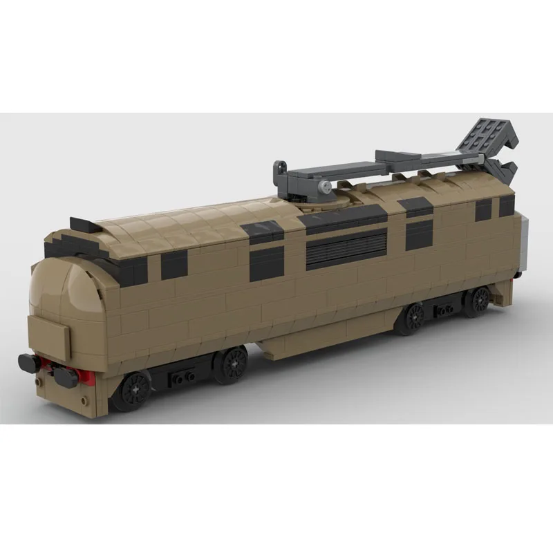 MOC-245709 Tren diésel, modelos de bloques de construcción, juguetes, regalos de cumpleaños para adultos, accesorios creativos de construcción de cabeza de tren, 612 Uds.