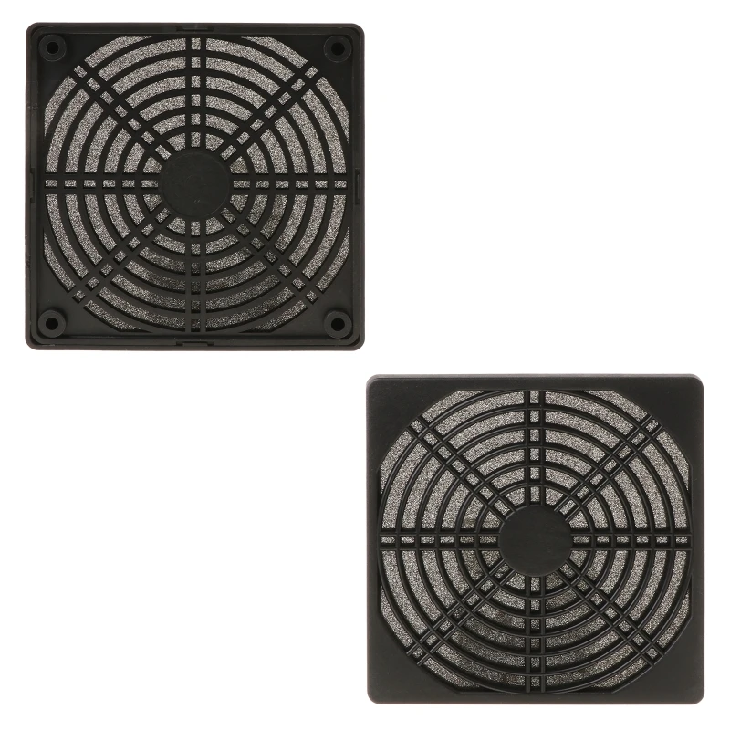 Dust Cover Plastic Dust-Proof Net Computer for Case Fan Three in Grille for AC/for DC Fan Hot selling 120mm