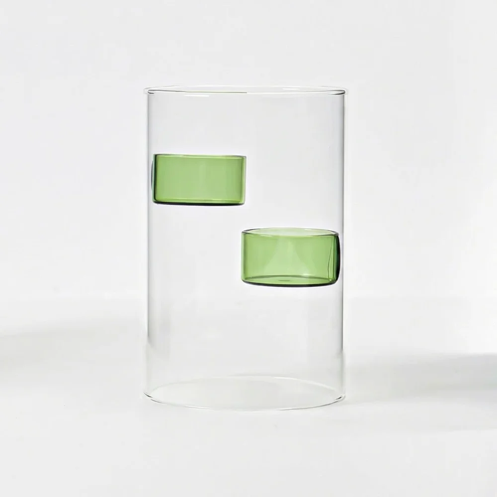 Cylinder Shape Glass Tealight Candle Holder Transparent Romantic Candle Cup Exquisite Versatile Tealight Stand Table Centerpiece