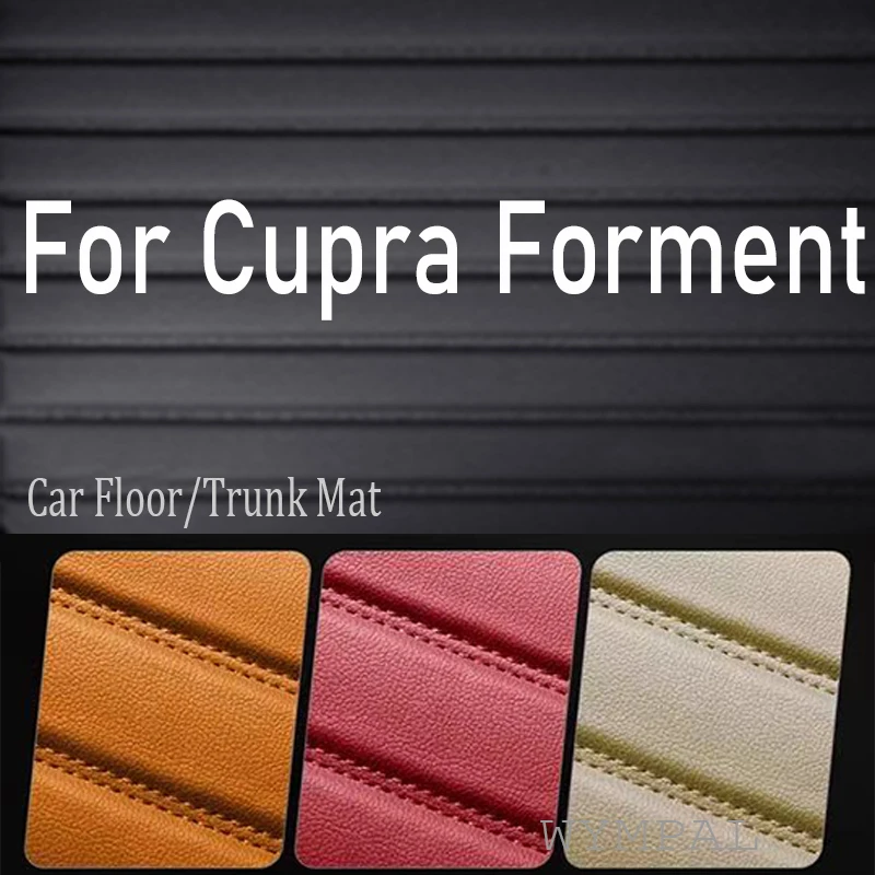

Luxury Hybrid Vehicle Car Floor Mats For Cupra Formentor V25 2021 2022 2023 Leather Mats Floor Tapetes Para Carro Accessories