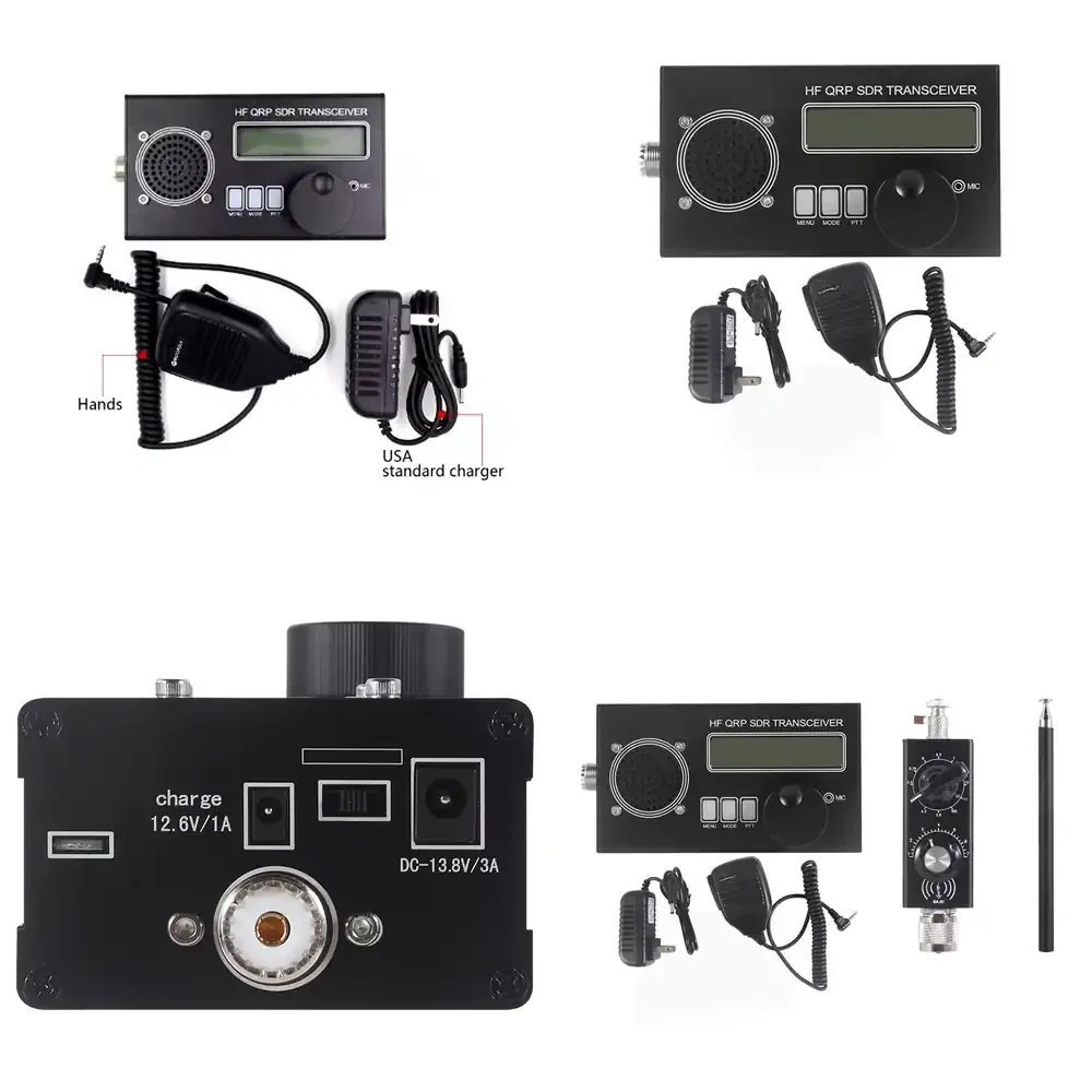 Open-Source 8-Band USDR QRP Shortwave Radio Transceiver Cross-Border Usdx SDR Transceiver Made of Plastic