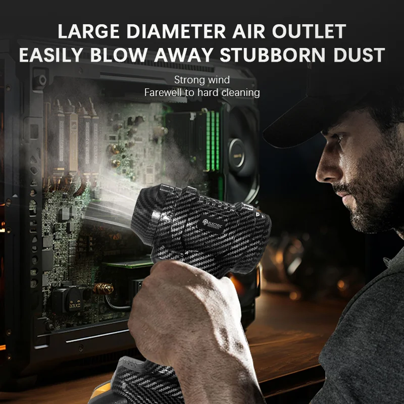 Imagem -05 - Electric Goddess Brushless Blower Turbo Jet Fan Violent Air Blower Handheld Power Tools para Makita Bateria 18v