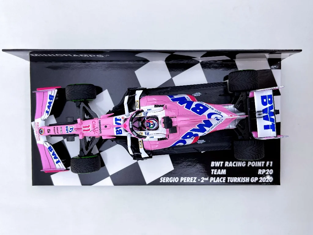 Minichamps 1:43 F1 BWT RP20 Perez 2020 Turkey Simulation Limited Edition Resin Metal Static Car Model Toy Gift