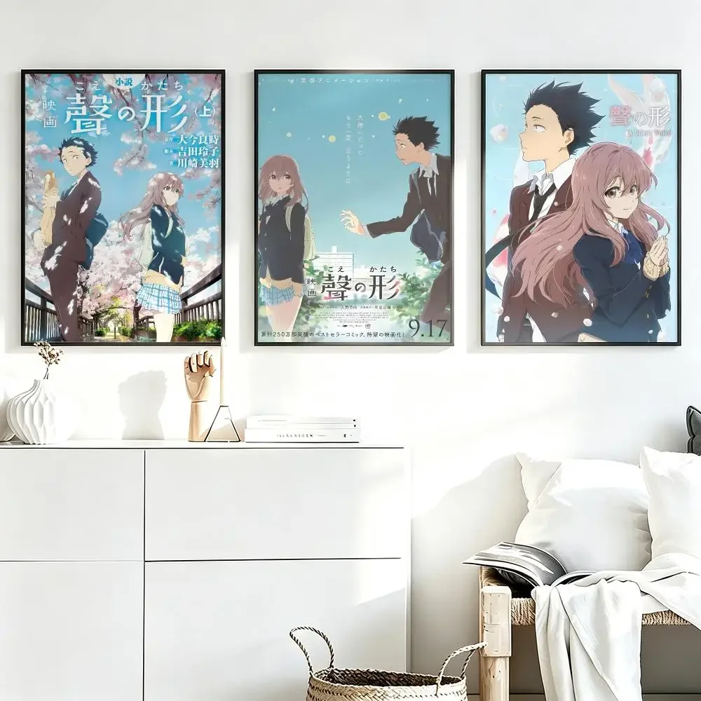 anime A Silent Voice Poster for Bedroom Dorm Room Home Decor Large Wall Picture Print