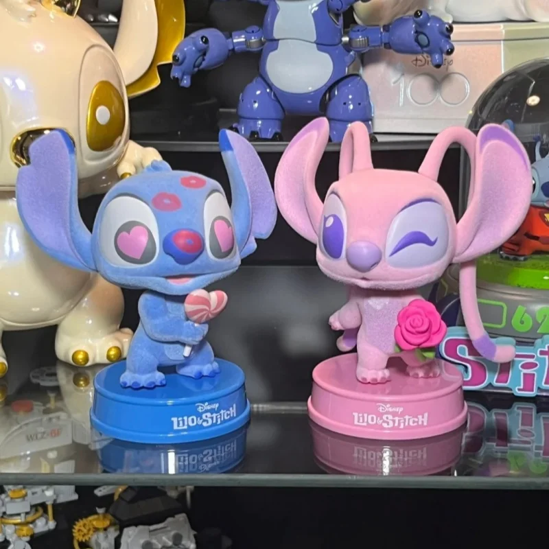 New Hot Toys Disney Stitch&angel Cosbaby(s) Trendy Collectible Cute Cartoon Figure Toy Birthday Gifts Valentine's Day Collection