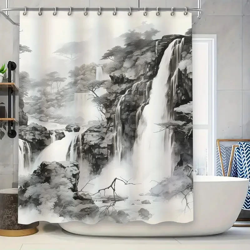 

Яркий современный набор занавесок для душа в ванной комнате идеально подходит для добавления брызг цвета в вашем пространстве