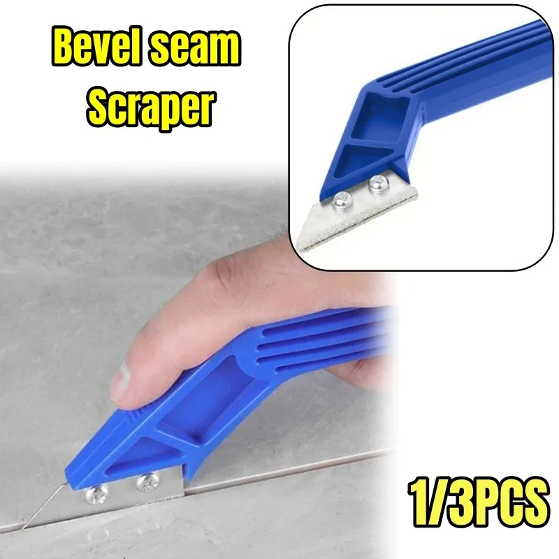 Beautiful Seam Bevel Scraper Wall and Floor Tile Repair Tool Gap Stain Old Mortar Cleaning Dust Removal Manual Scraper Tool