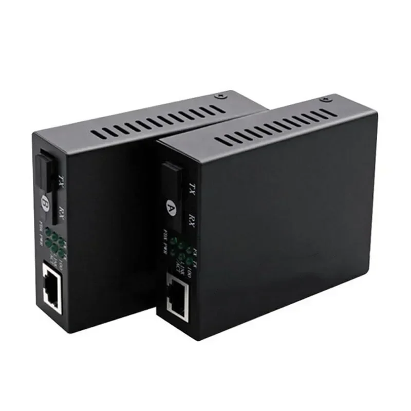 Network Surveillance Photoelectric Converter: Gigabit Single-Mode Single-Fiber Media Converter (SC Interface)