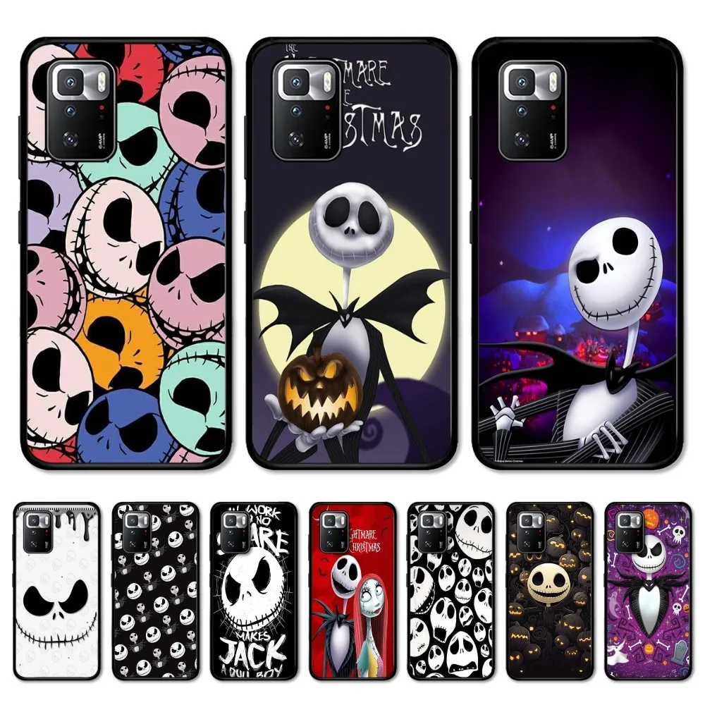 C-Corpse B-Bride Jack Sally Cute Phone Case For Redmi 5 6 7 8 9 10 plus pro 6 7 8 9 A GO K20 K30 K40 pro plus F3 Fundas