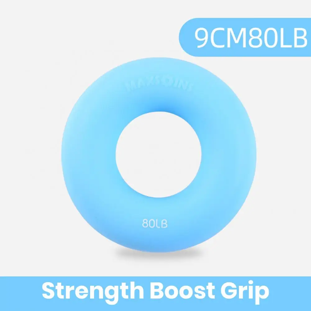 Finger Strengthener Portable Grip Strength Trainer Ring for Forearm Finger Training Anti-slip Silicone Hand Grip for Hand