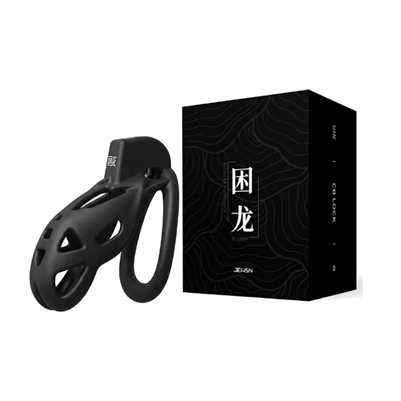Male Chastity Cage with  3 Rings, Secure Cock Cage for Man, Body-Safe, Discreet Wear for Couples & Self-Control