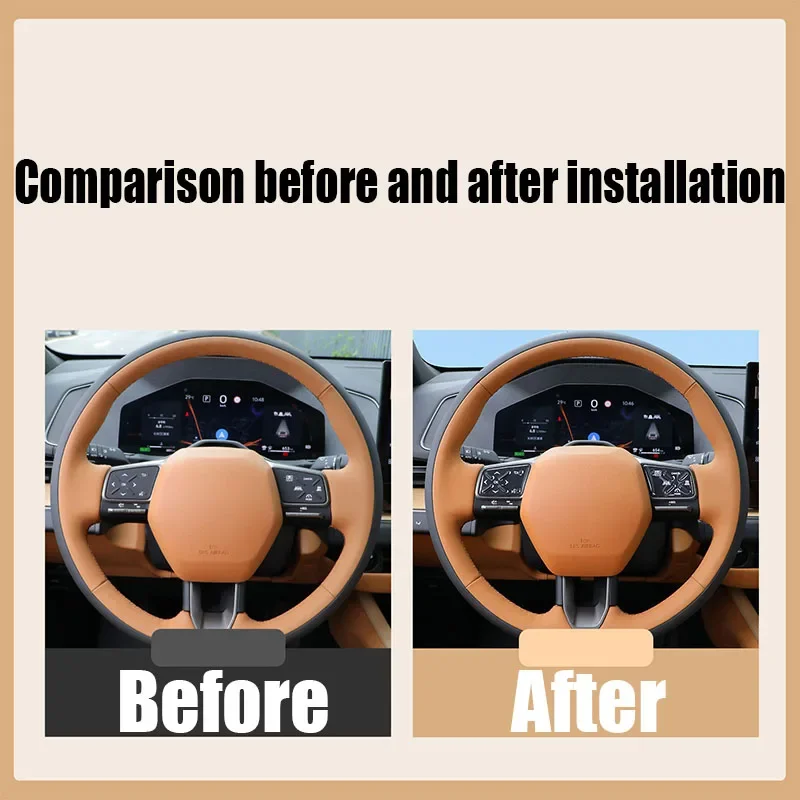 For Lexus ES 350h 350e 500e 2026 2027 drip glue Steering Wheel Button Protective Patch Car Interior Trim Accessories