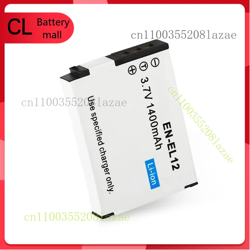 2x 1400mah EN-EL12 بطارية لنيكون Coolpix S9300 P340 P330 P310 P300