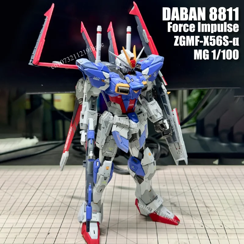 

In Stock DABAN 8811 Force Impulse MG 1/100 ZGMF-X56S-α Assembly Model Kit Toy Action Figure Plastic Robot Gift