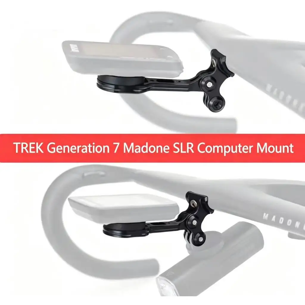 For TREK Madone SLR GEN7 Integrated Handlebar Computer Mount Compatible With Gopro/GPS/Garmin/Bryton/Wahoo Aluminum Alloy