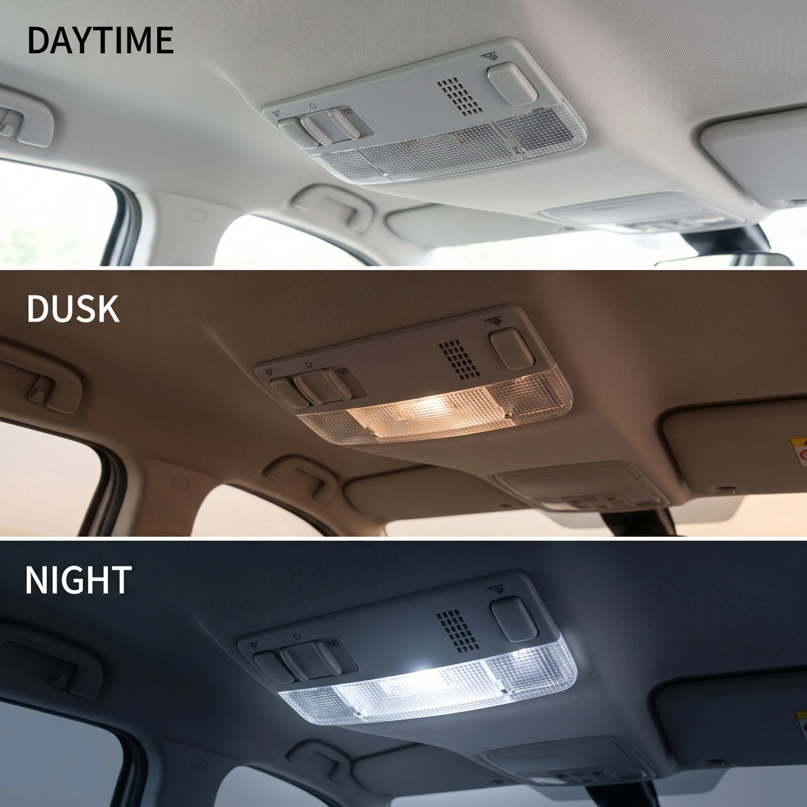 Interior Light Assembly Textured Overhead Console Light Overhead Console Lamp Easy to Install Dome Lamp Lightweight