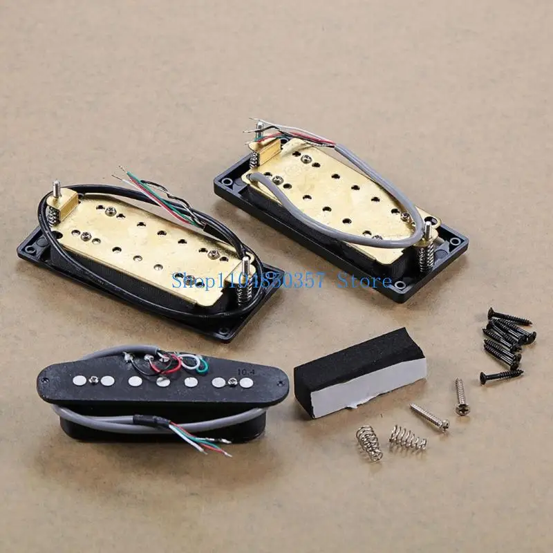 652F Professional 7 String Black Pickup Set for Electric Guitars Quick Installation