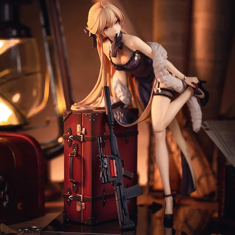 23cm Girls Frontline OTs-14 Full Dress Game Girl Figures Statue Cartoon Girl Models Boys Collectible Toys Ornament Doll Toys