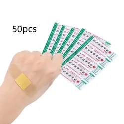 50pcs/set  Baby Care Supplies Waterproof Band Aid Adhesive Wound Closure Band Aid Emergency Kit Adhesive Bandages