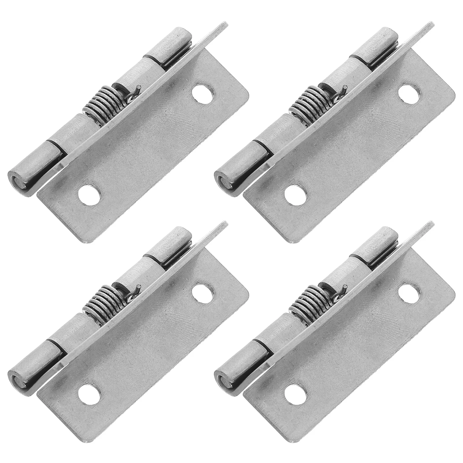 

4Pcs Heavy Duty Stainless Steel Auto Close Door Hinges Silent Smooth Operation for Cabinets Bathrooms and Wardrobes