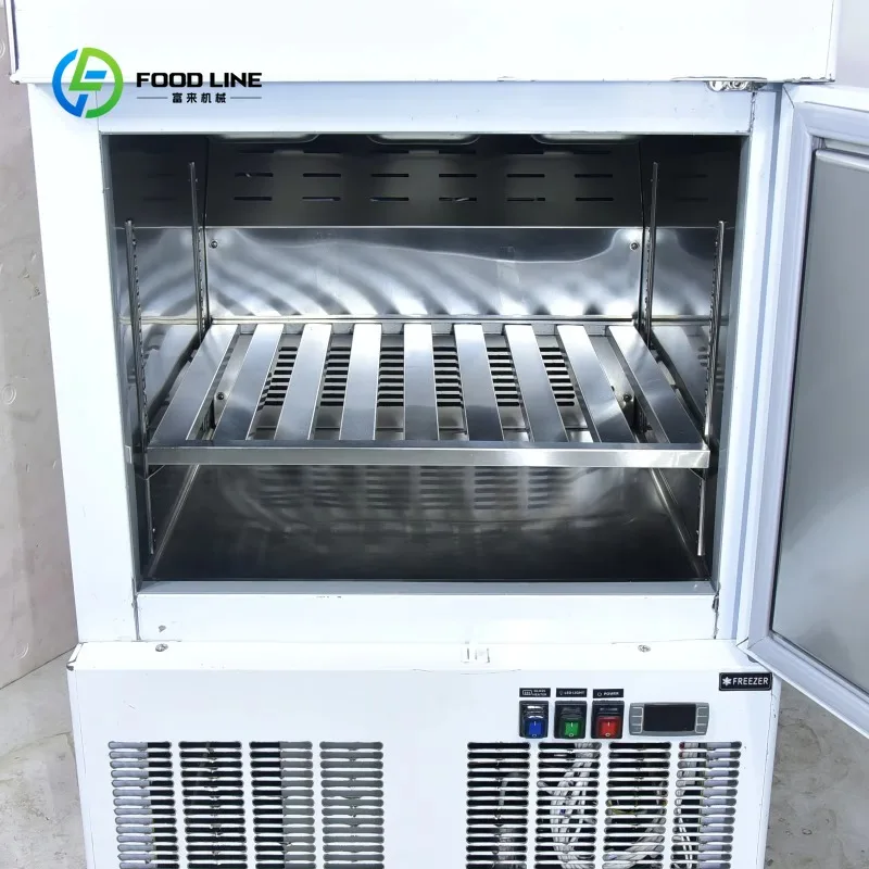 Customized Commercial Blast Shock Freezer with 6 Pans and 2 Trays, Ideal for Flash Freezing Ice Cream and Gelato