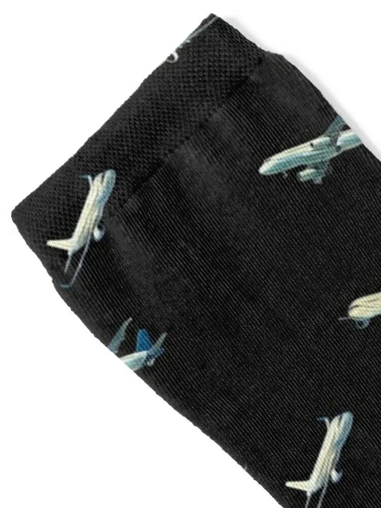 Airplane Pattern Socks essential cartoon Men Socks Luxury Brand Women's