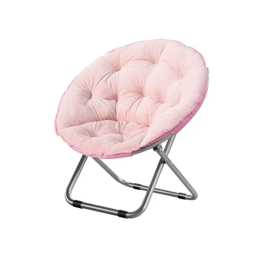 

Moon Chair Складной стул для отдыха Стул для спальни, спинка для домашнего среднего отдыха, ленивый стул, одноместный стул