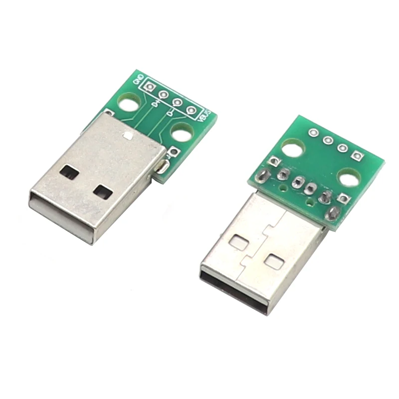 【10-5PCS】USB to 2.0 3.0 female/male USB2.0 male head PBC adapter board data module