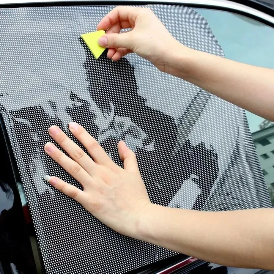 

2 PCS Durable Car Sunroof Film High-quality Sunscreen Film Stickers Cover Anti-UV PVC Electrostatic Sticker