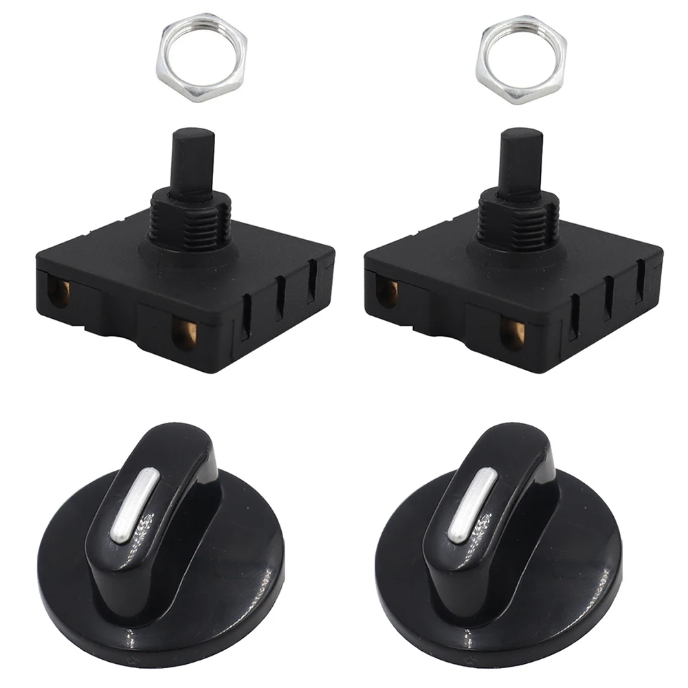 3 Speed Rotary Switch for Fan Control with 4 Positions 120V/250V Application Robust ABS Material for Durability