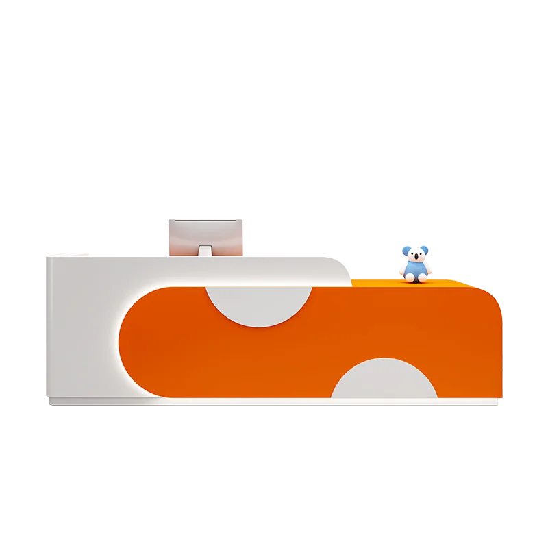 

az-Training Commercial Reception Desk Storage for Early Education Kindergarten Dance Room Bar Playground Maternal MDF@