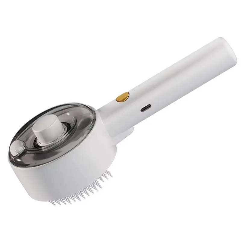 AFOURT-Electric Pet Sprays Comb para gatos y perros, cepillo de vapor de agua, herramienta para baño y masaje de gatitos, removedor de pelo