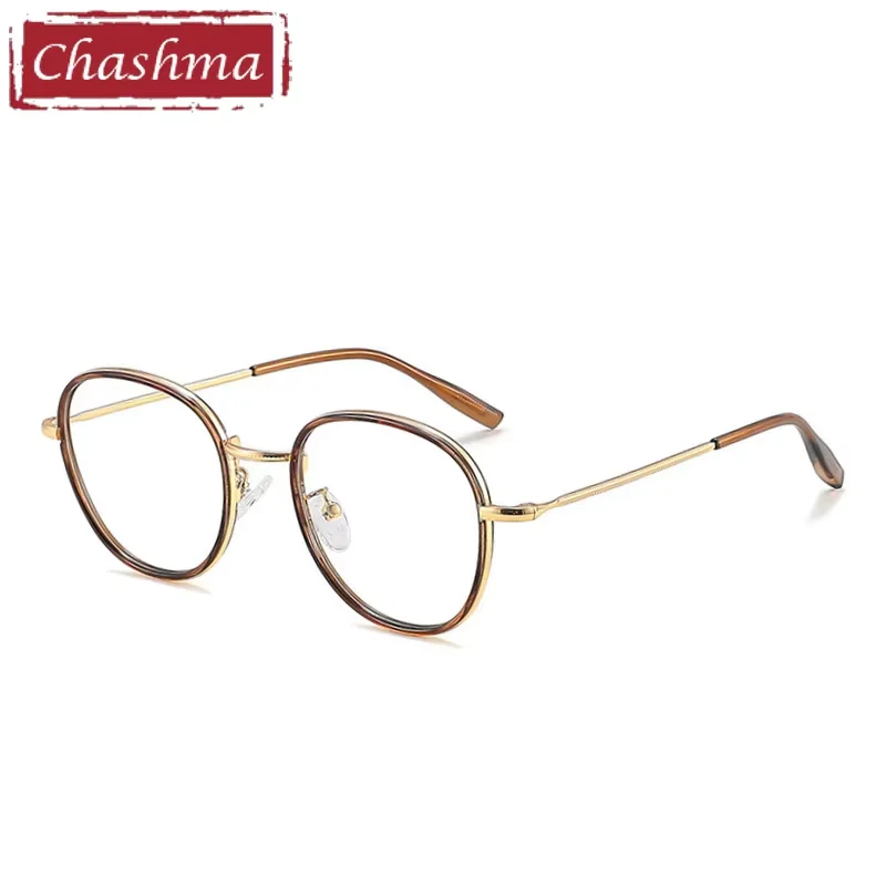 

Chashma Gafas Oval Prescription Eyeglasses Frames Men Women Acetate Alloy Eyewear Teens Glasses for Optical Lenses Spectacles