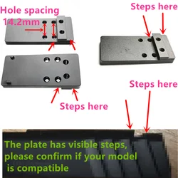 Optic Red Dot Metal Mount Plate for Stoeger STR9 Adapter Sight fit ADE Docter Burris Frenzy 1x17x24 MAG MAJ VORTE X ViPE R VENO