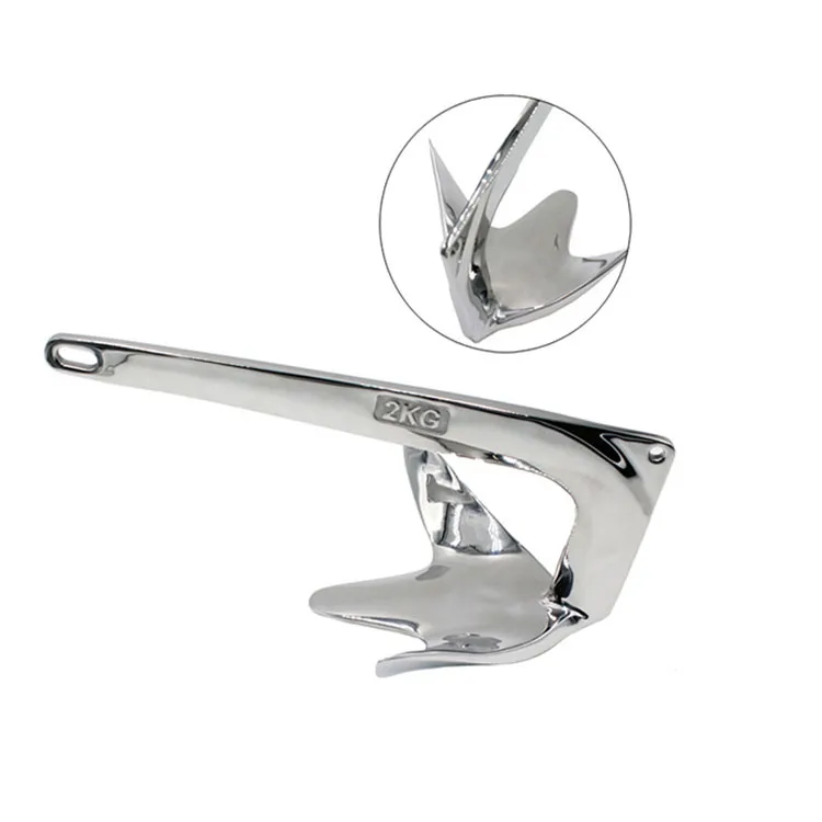 Nieuwe 316 roestvrijstalen scheepsanker Bruce Anchors Marine Hardware