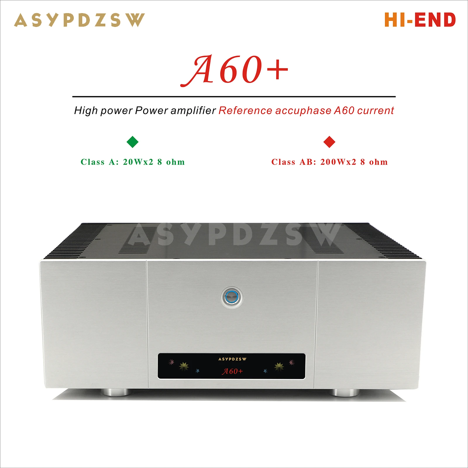 عالية الطاقة HI-END A60 + مكبر كهربائي مرجع Accuphase A60 الفئة الحالية أ 20 واط * 2/الفئة AB 200 واط * 2 #1
