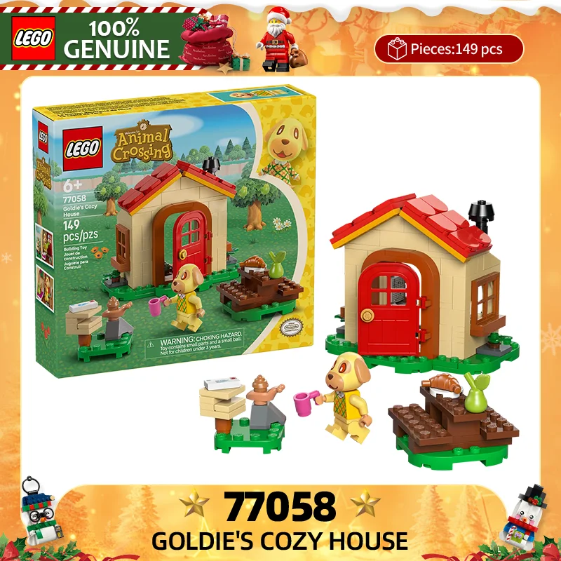 

Lego Animal Crossing Series 77058 Milk Candy Small Family Boys and Girls Puzzle Assembled Block Toys Christmas Gift