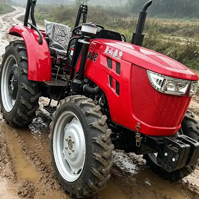 

Customized Upgraded Four-Wheel Rotary Tiller, 60HP Wheeled Tractor, Agricultural Multi-Functional Tillage Machine
