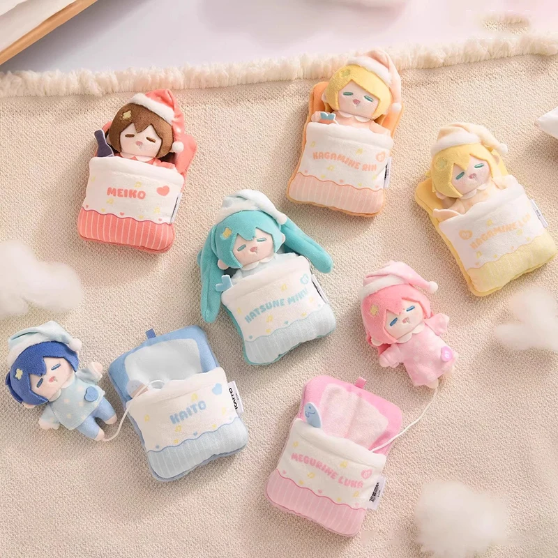 かわいい初音ミクぬいぐるみキーホルダー甘い夢シリーズ漫画ぬいぐるみバックパック人形ペンダントアニメアクセサリー完璧なギフト